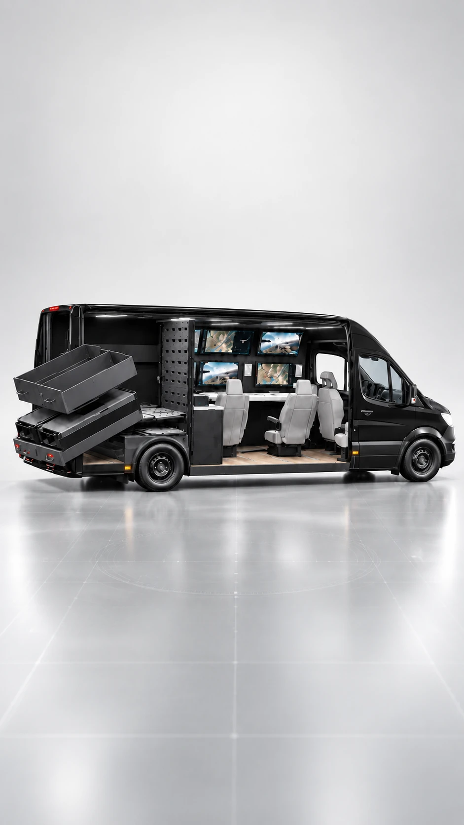 Mobile control station vehicle